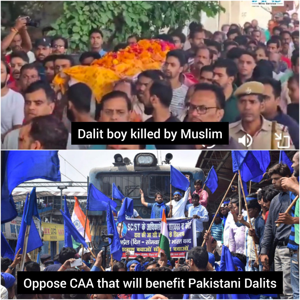 total_woke_'s tweet image. True colors of &quot;Dalit&quot; leaders #UdaipurViolence #BheemArmy
