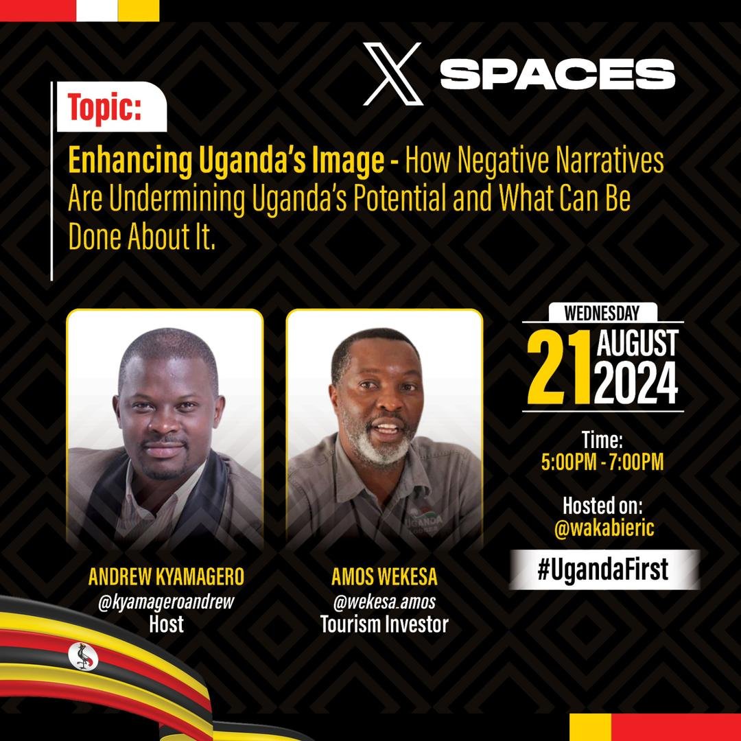 CPSS_Ug's tweet image. Following recent controversies involving Uganda's diplomats abroad, join the conversation on enhancing Uganda's image. Hosted on @wakabieric. 
#UgandaFirst🇺🇬
@kyamageroandrew   @wekesa_amos @AkelloSandra 
@PriscillaLamwa2 @vivianagaba15 @pamshley  @ODEKELODEKE1 @wambotwit