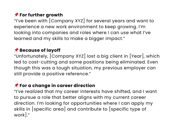 ainachuu_'s tweet photo. Interviewer: “Why are you leaving your current job?”

Nak jawab soalan kat atas ni mesti la kena proper, bila jawab dengan cara salah mungkin chances nak dapat kerja tu tipis. 

Make sure plan leklok and phrase your answer well👇🏻 https://t.co/IDa29Ia6Ki
