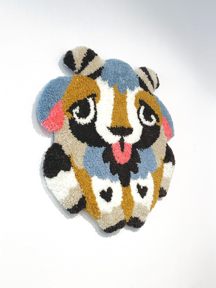nokhookdesign's tweet photo. New artwork, 🖼️
The baby goat 🐐 design by Ken Hamala
Technique: punch needle .
Size 54 cm.
Price 5,500 THB.
Please dm us if you want it
#punchneedleart #nhdstudio #localart #characterdesign #handmade #artgallery #artrug #carpetart #goat https://t.co/vqF6p1mXzl