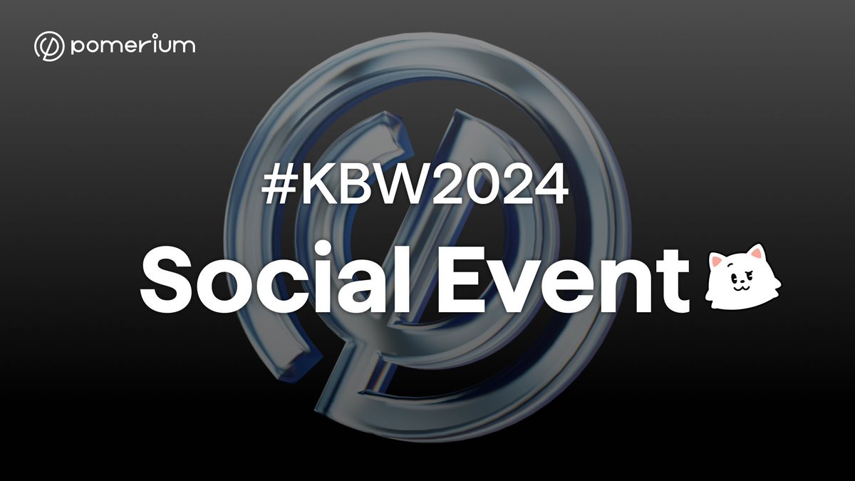 Pomerium holds a social event to celebrate KBW2024 and the official side event.

Please like + repost a <a href="/Pomerium_space/">Pomerium (PMG)</a> 's tweet tagged with #KBW2024 to be uploaded until Sep 2!

5 winners, Top prize will be 100 USDT

More repost, Higher chances of winning🤫

📅 : 8/20~ 9/2
🏆 :
