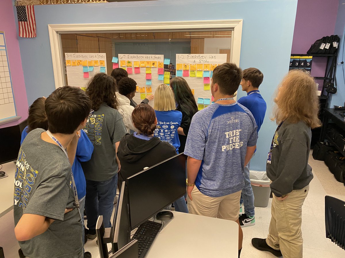cpsbtv's tweet photo. These future storytellers are finding out it’s true, “Everybody Has a Story,” as they try to guess which interesting stories go with which classmates. https://t.co/MvdN3YVnyK