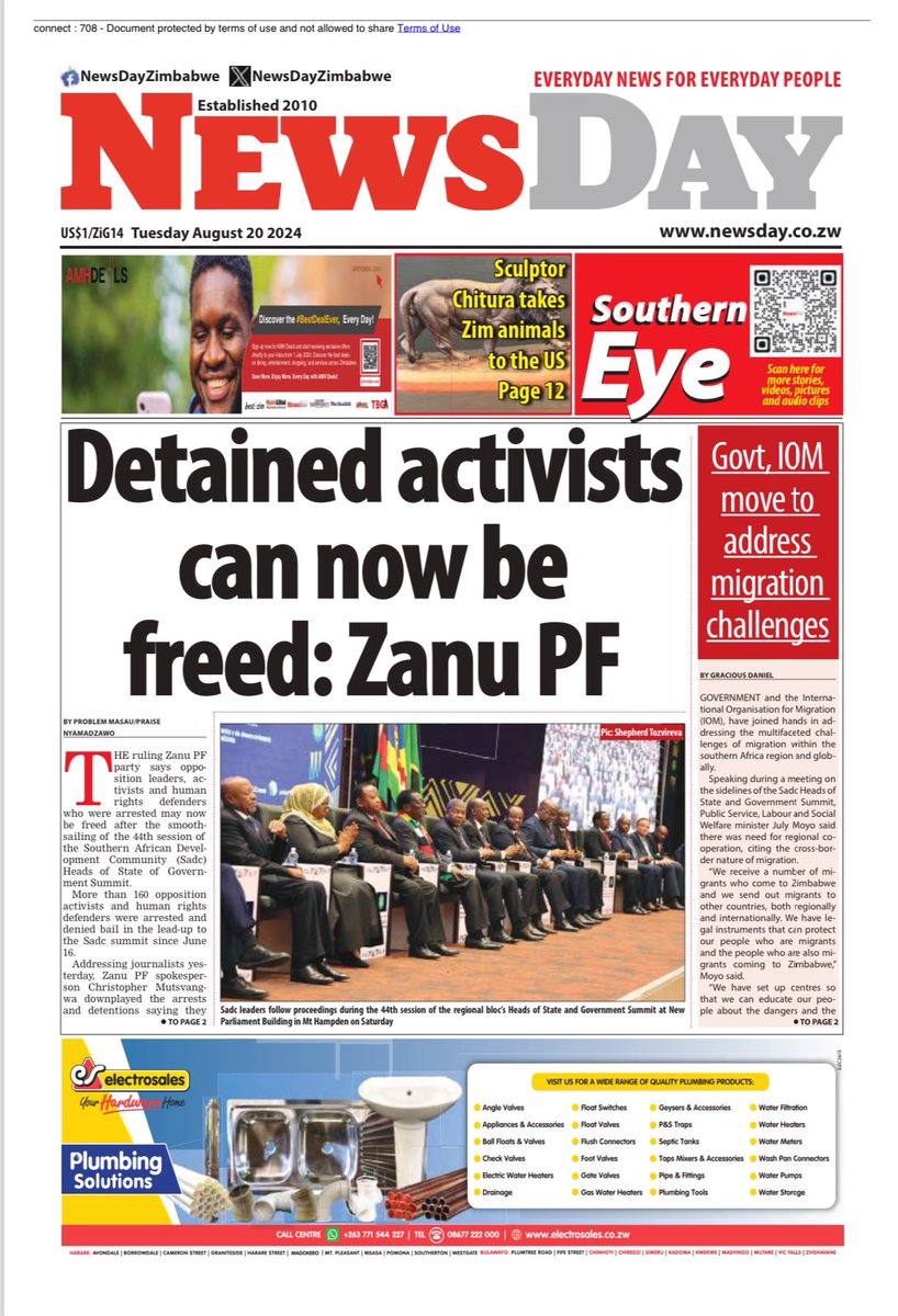 Mutsvangwa’s statements yesterday were reckless. They undermine the government and law enforcement. 

It now makes sense that he stop these press conferences if his off-the-cuff statements are this reckless.