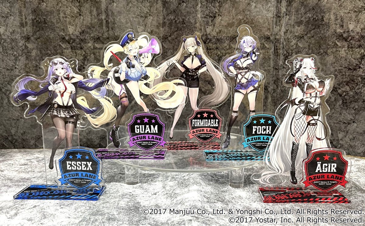 アズールレーン アクリルスタンドチャーム まとめ売り 事後通販🛒受付中】 「アズールレーン」 □BIGアクリルスタンド(全5種