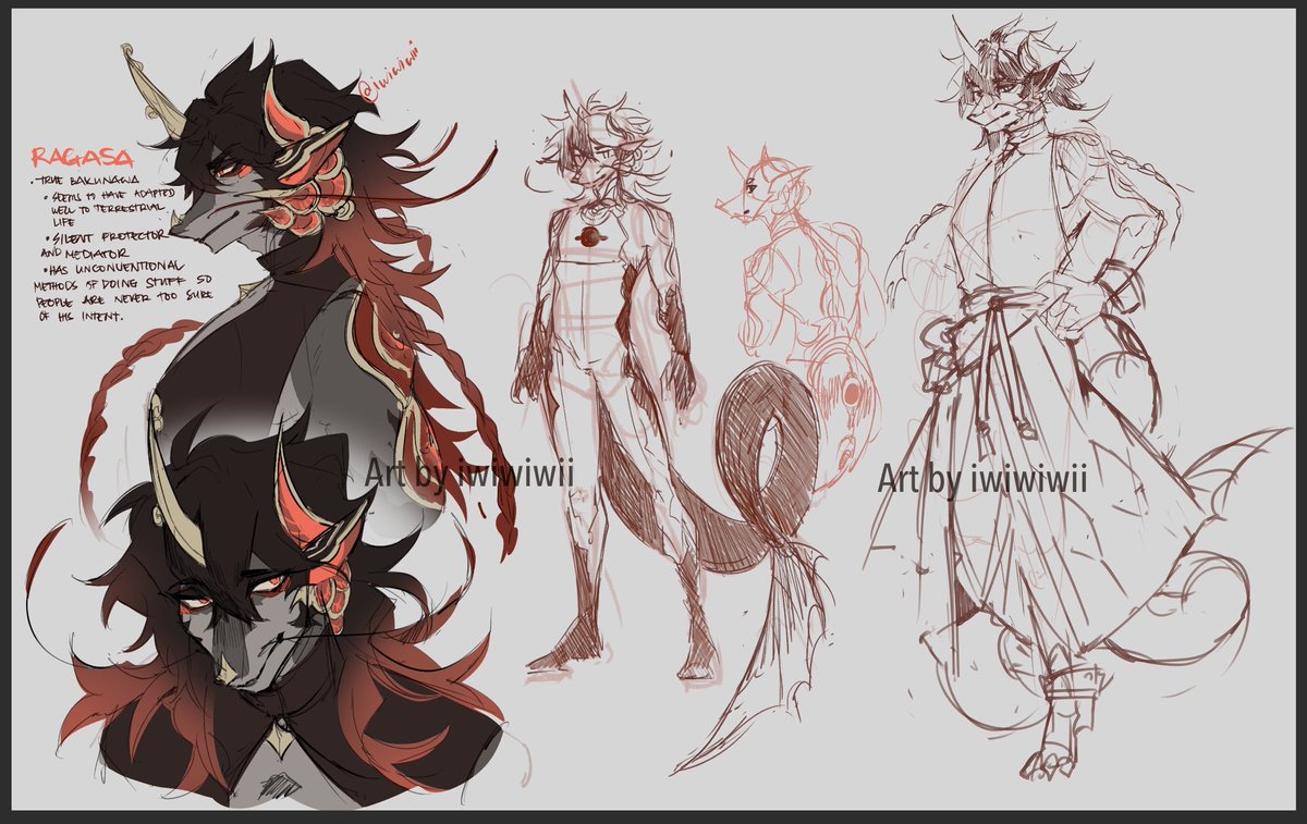 iwiwiwii's tweet photo. #CrimsonPoint ; Scale
Bakunawa oc named Ragasa, he was born in a polluted major river and has survived somehow into post-rapture.
He looks intimidating but he’s only here to watch out for the remnants of society https://t.co/vL8Jf8Cq0S