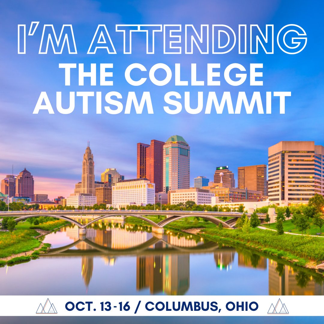 CollegeAutism's tweet photo. Repost to let the world know where you'll be
October 13-16, 2024!

Still need to sign up? Spots are still available at https://t.co/zV3ZZQhoLG

#CAS2024 #HigherEd #SeeYouThere #columbusohio https://t.co/ysxZe6WsuB