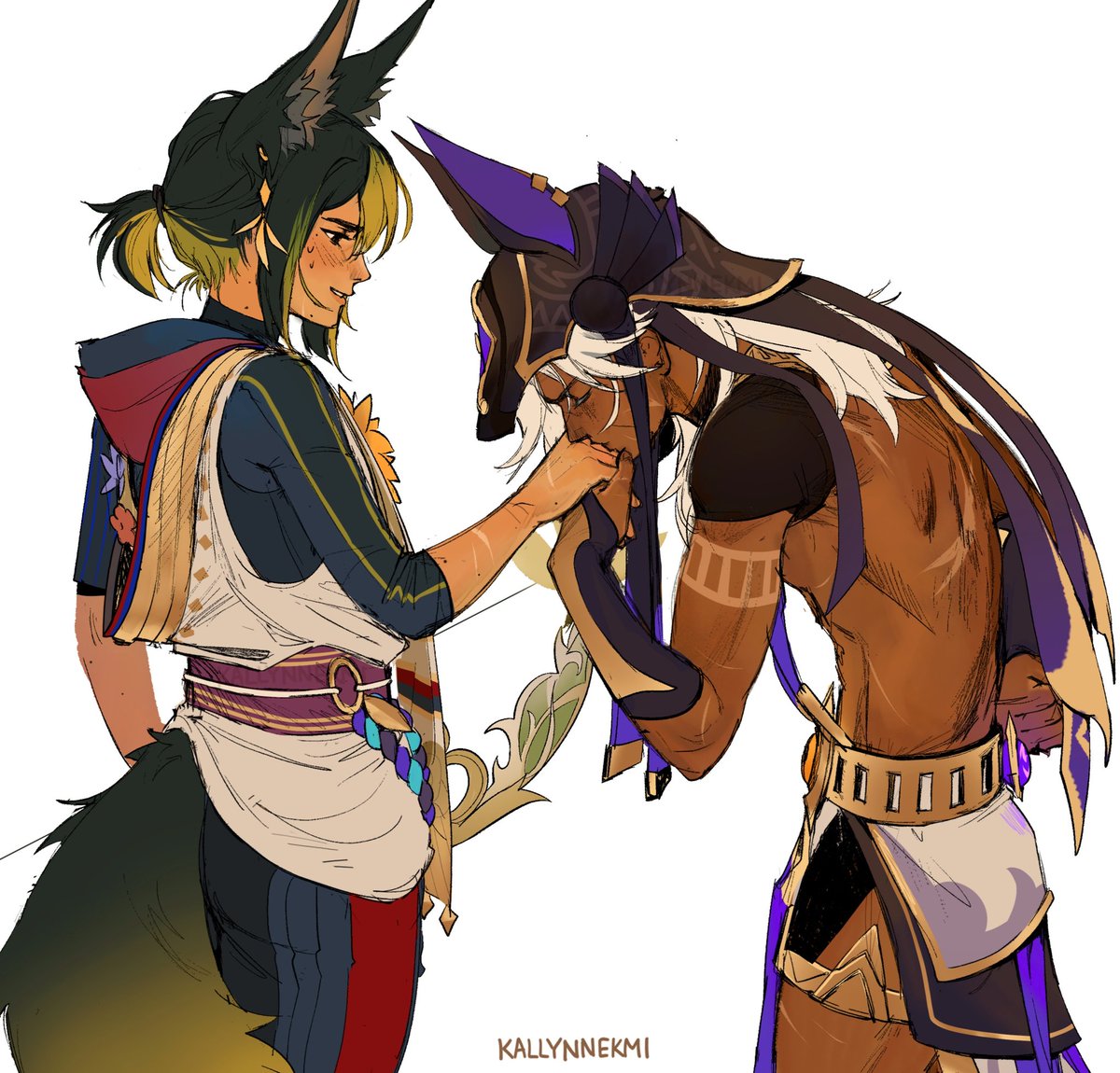 Kallynnei's tweet photo. Sometimes I feel insecure about my art for making these messy drawings instead of render pieces, but seeing all the love that drawings like this receive makes me so happy ;;<3 + https://t.co/pWMH9jzlUC