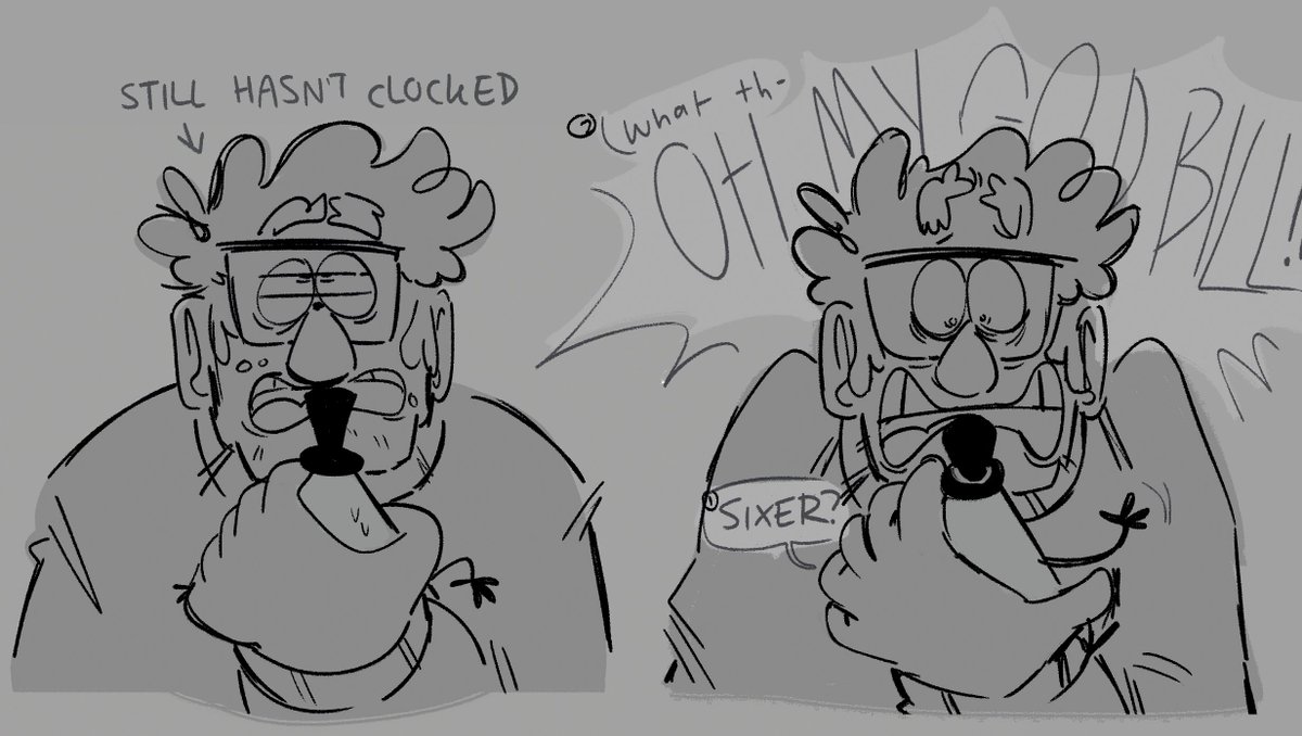 splattedbykate's tweet photo. comic i made while i was hungry... teehee #billford #gravityfalls SORRY!!!!! https://t.co/u4xSIqV5Gr