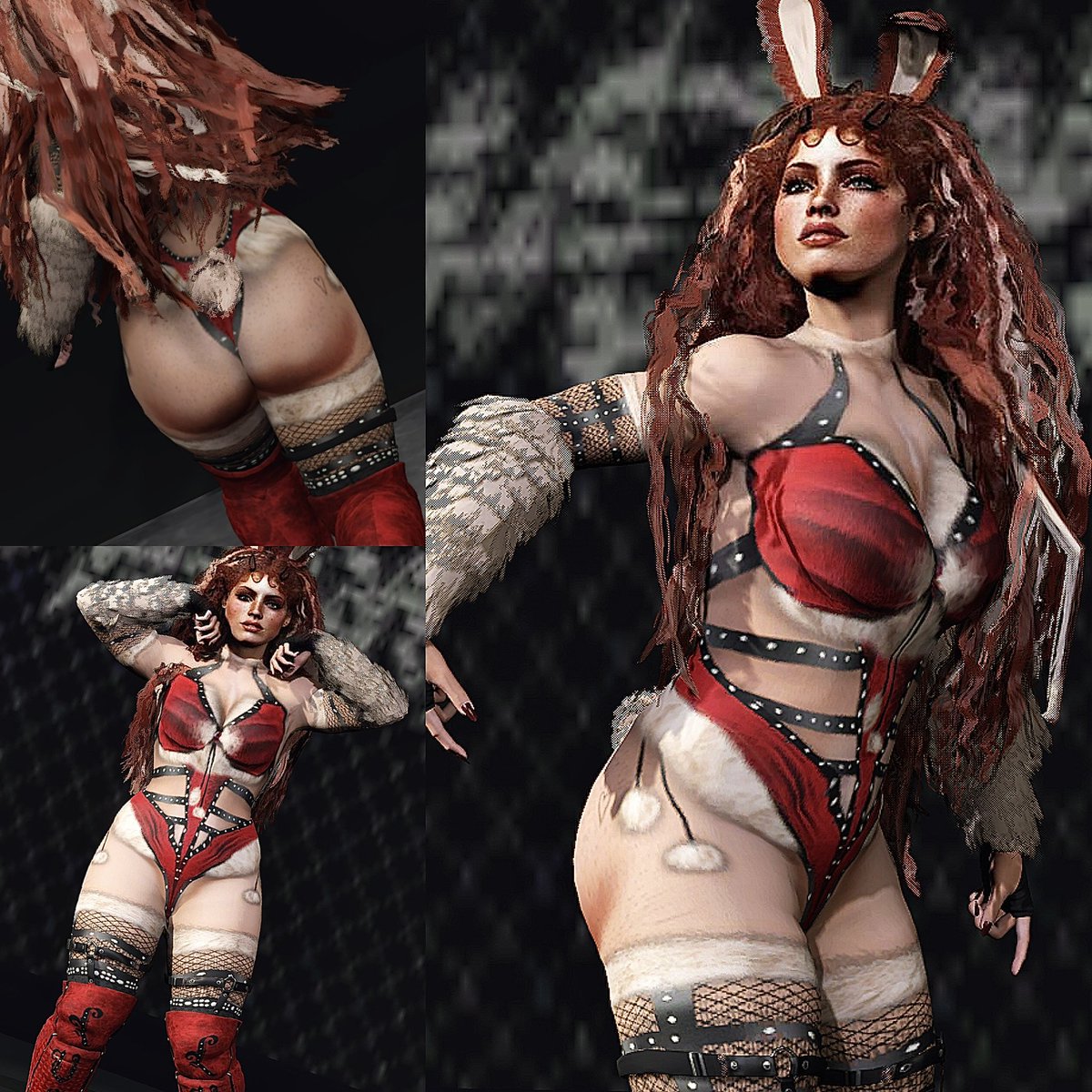 CRUCIFYXXX's tweet photo. the satin angora 🐰
Lulu Moretti ❤️🔥
new face morph + attire ❤️
#RubyOfMilan #SatinAngora #WWE2K24 https://t.co/gIOZRL9vSJ