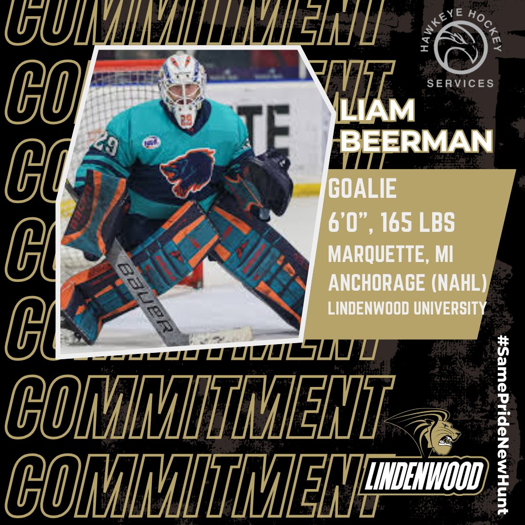 HockeyHawkeye's tweet photo. Congrats to 2004 G Liam Beerman on his commitment to @LULionsHockey today! #SamePrideNewHunt
Liam helped lead the @anchoragewolve1 to the @NAHLHockey Robertson Cup semis last season. He was also drafted by the @fightingsaints and will be suiting up for them this season! #HHS https://t.co/g9pOMyUOT2
