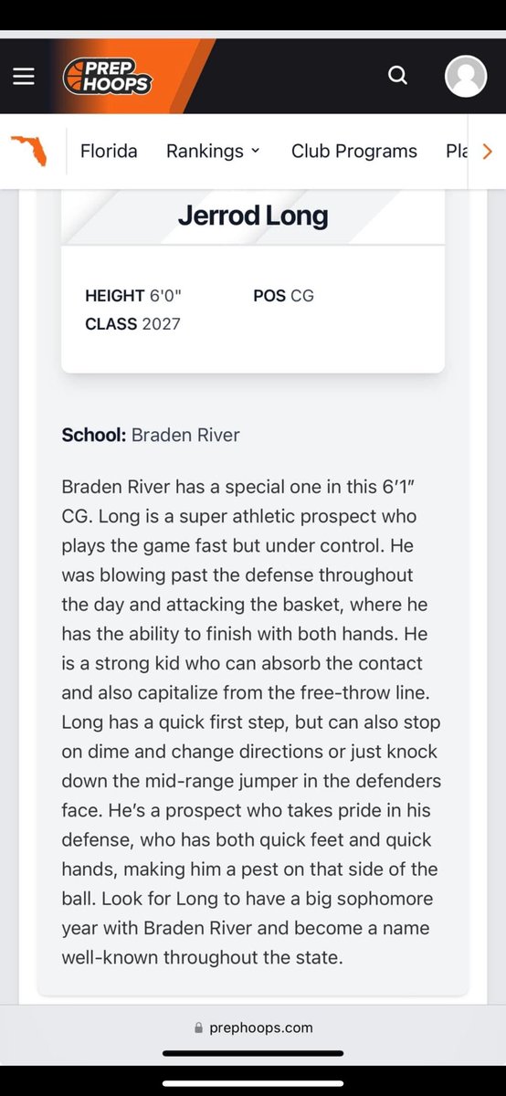 Shout out to <a href="/thejerrodlong/">Jerrod</a>. This young man is poised for a huge year. 👀