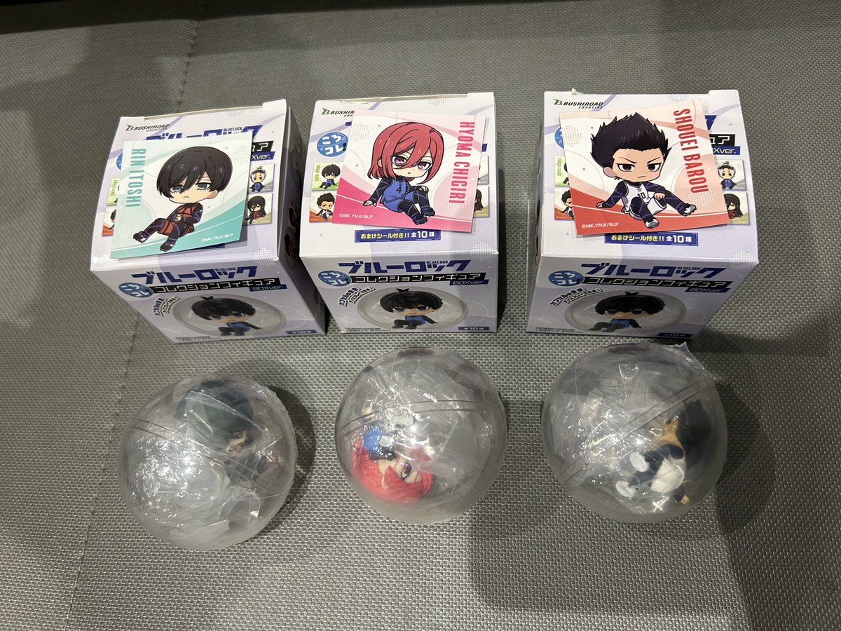 chan_mioreo's tweet photo. 【交換希望】ブルーロック　ころコレ　コレクションフィギュア　BOXver

(譲)馬狼照英　糸師凛　千切豹馬
(求)同種御影玲王

郵送での取引希望です。お心当たりのある方ご連絡お願いいたします。 https://t.co/ur6RYdkxSr