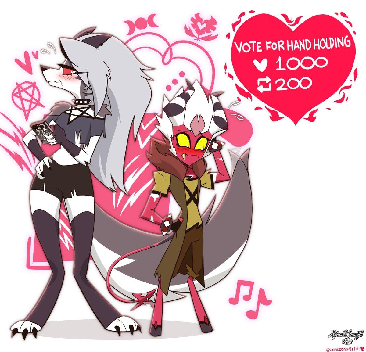 CorazonArts's tweet photo. Always wanted to do one of these. So like I promised here's the first phase! Here's #GreedyWolf vote! 
#HelluvaBoss #Loona #HelluvaBossLoona #HelluvaBossFanart #furryart #HelluvaBossSeason2 #Furry #furryarts #HelluvaBossOC #Aless #Ocxcanon https://t.co/30YZcuriai
