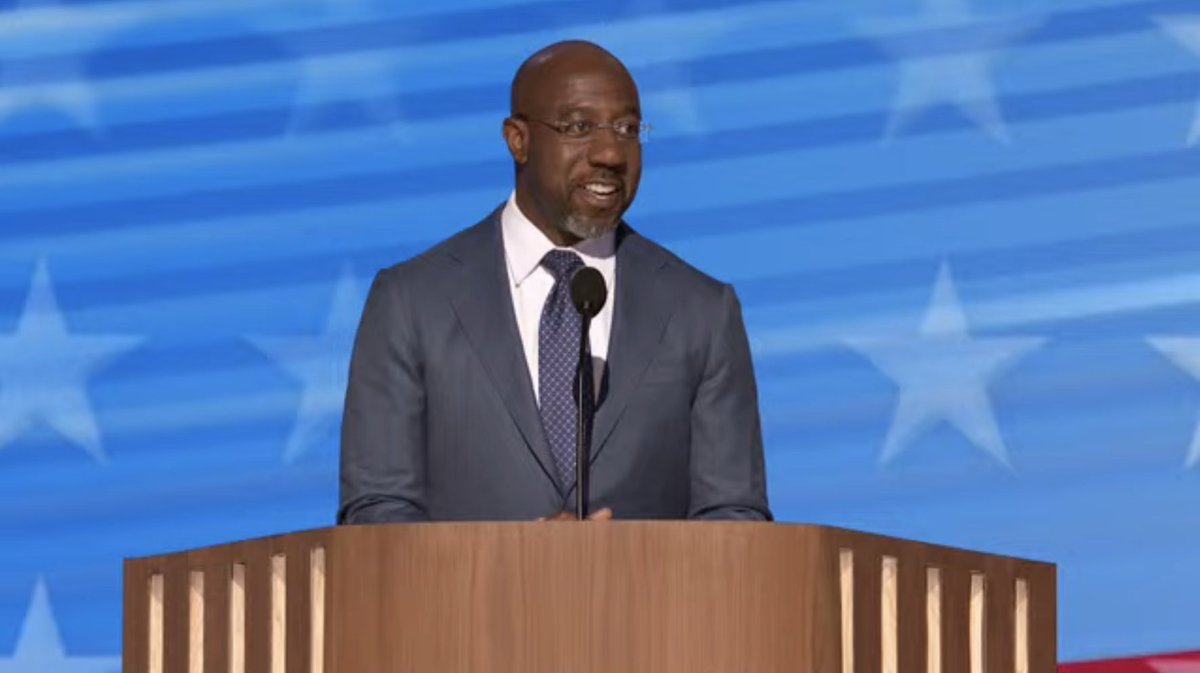 "A vote is a kind of prayer for the kind of world we desire for ourselves and our children - and our prayers are stronger when we pray together." - <a href="/SenatorWarnock/">Senator Reverend Raphael Warnock</a> #DNC2024