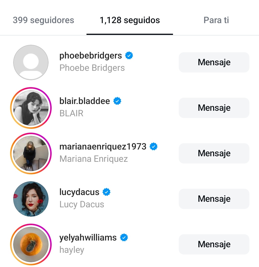 nunca más le chusmeo los seguidos a un tipo siempre termino descubriendo que es gay