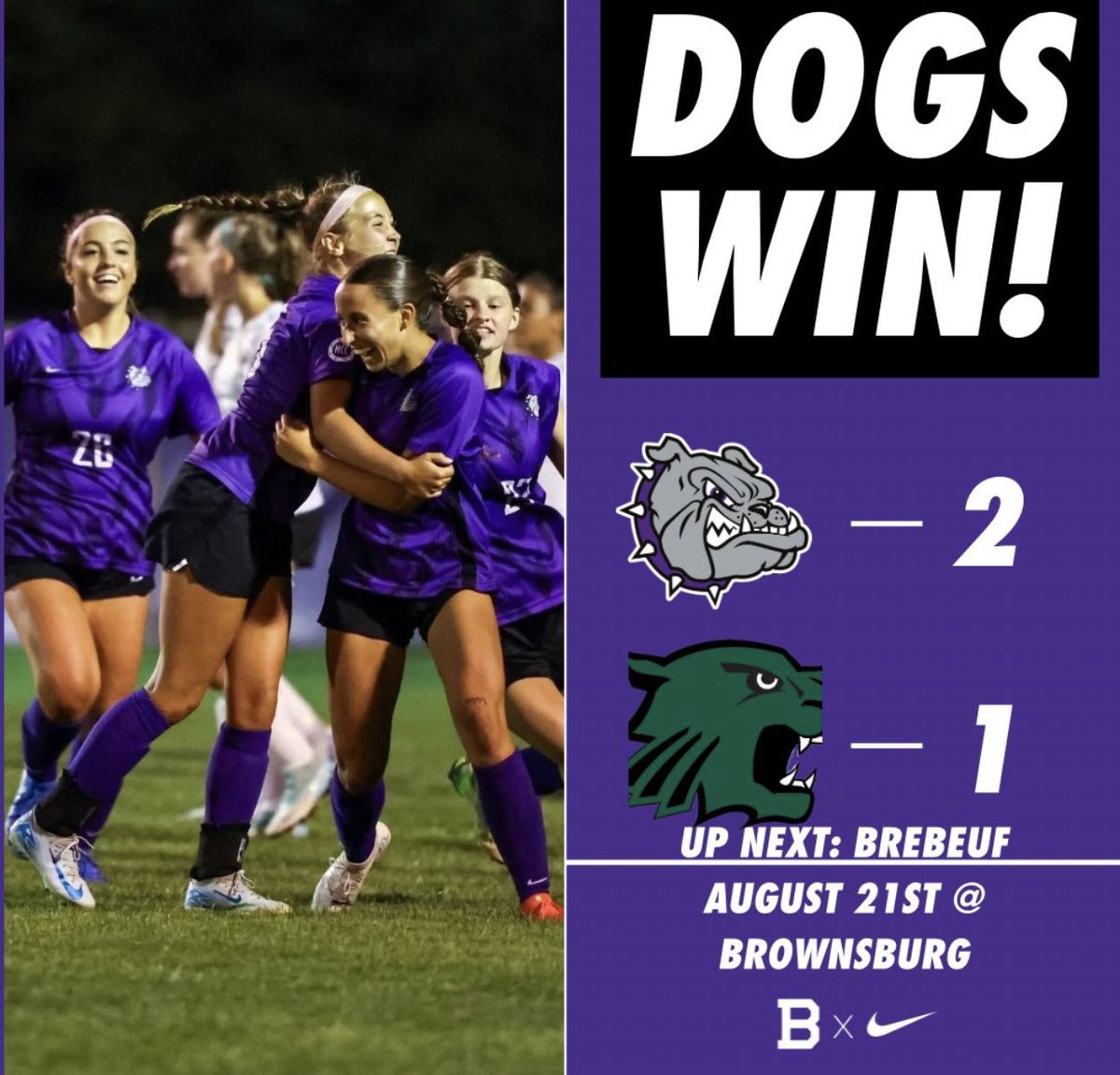 bhsdogs_gsoccer's tweet photo. Crowd was FANTASTIC Tonight! Thank you so much for getting out and supporting the Dogs for Country night! Get ready for 80s NEON Night on Wednesday! #WORK. https://t.co/isD7ma9Fsv