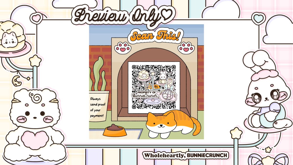 #Bevie's newest handdrawn custom QR Deco.