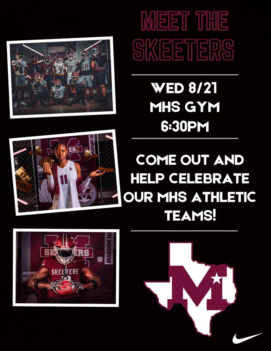 Meet the Skeeters Wednesday at 6:30pm!