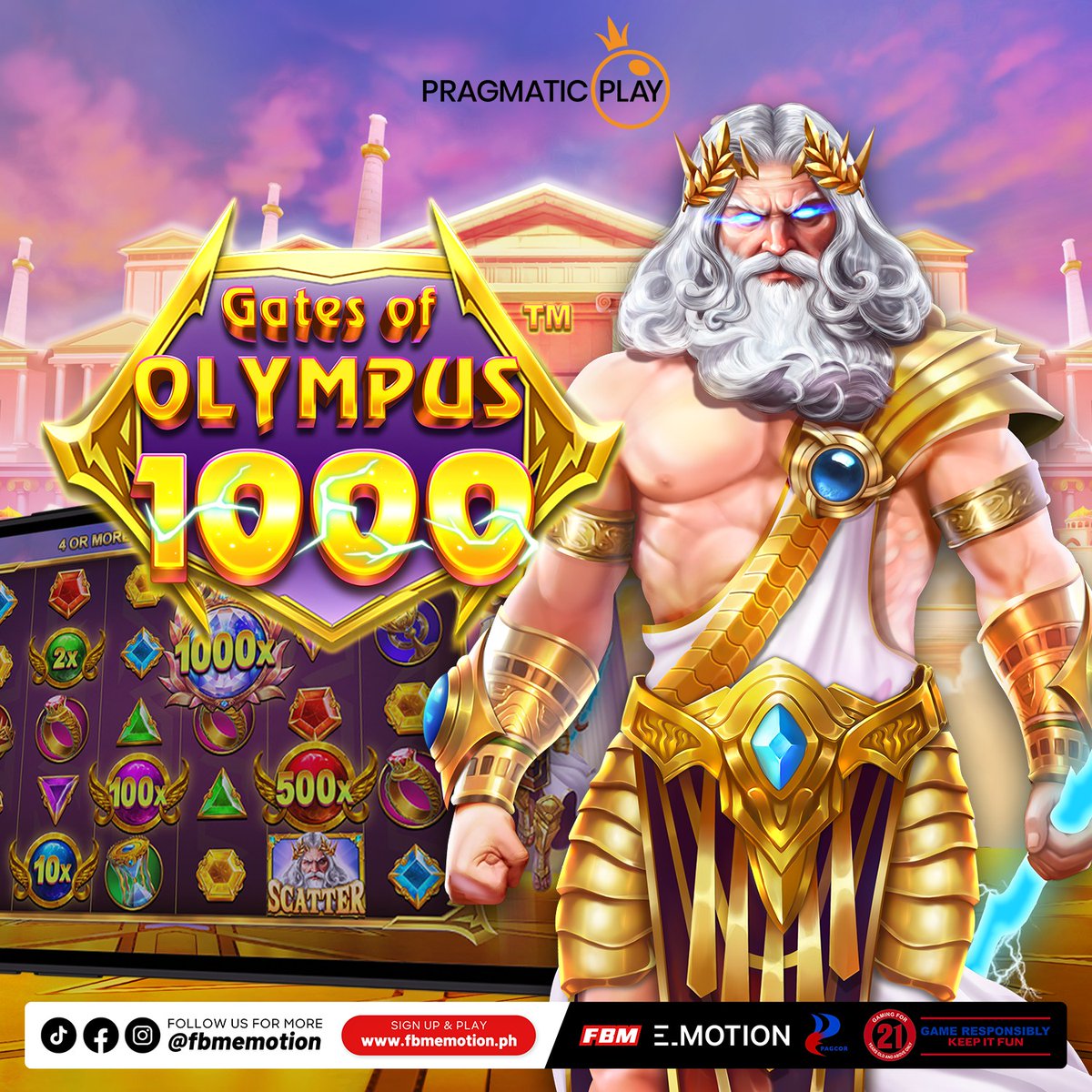 fbmemotion's tweet photo. ๐ฅ๐ฒ๐ฎ๐ฑ๐ ๐๐ผ ๐ณ๐ฎ๐ฐ๐ฒ ๐ญ๐ฒ๐๐? ๐ท๐ท
Maglaro ng Gates of Olympus 1000 sa FBM E-Motion para manalo!
๐ ๐ฎ๐ด๐ฟ๐ฒ๐ต๐ถ๐๐๐ฟ๐ผ ๐ฎ๐ ๐บ๐ฎ๐ป๐ฎ๐น๐ผ: https://t.co/rSV348CET6
#FBMPHGames #FBMPH #FBMPhilippines
See less https://t.co/ANfqY3SWIS