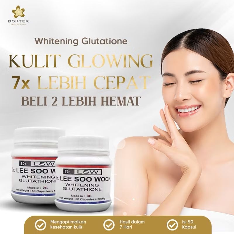 Cek PEMUTIH KULIT BADAN/WAJAH TERCEPAT DR LSW WHITENING GLUTATHIONE DIJAMIN AMPUH dengan harga Rp150.000. Dapatkan di Shopee sekarang! s.shopee.co.id/5pojg9lyb6?sha…