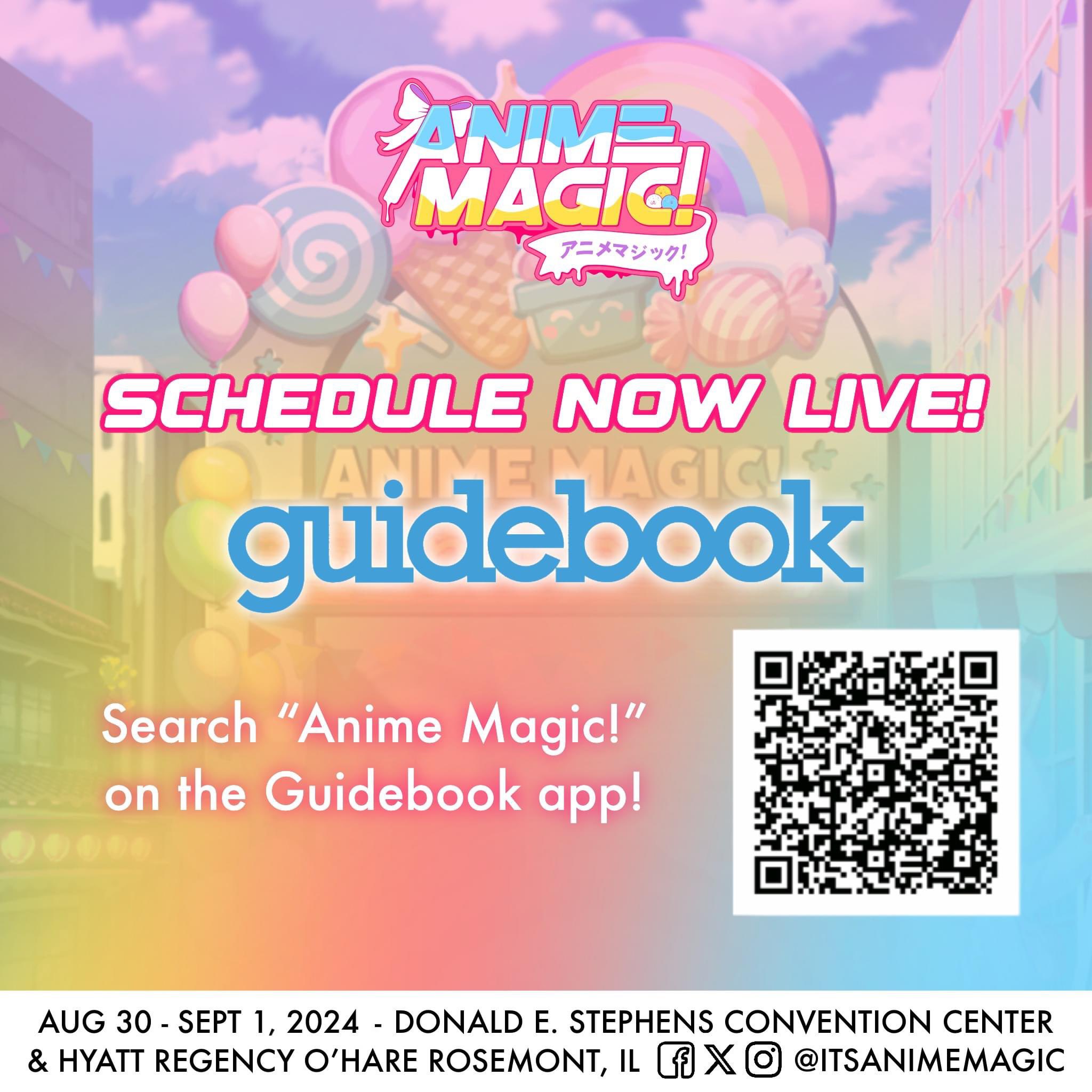 Anime Magic! ☀️✨ on X: “Our Official Anime Magic! 2024 Schedule 