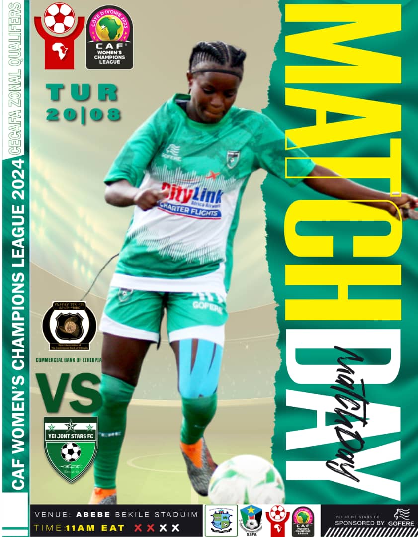IT'S A MATCH DAY .
<a href="/CAF_Online/">CAF_Online</a> <a href="/Cecafaonline/">Cecafaonline</a> <a href="/ssfa_com/">South Sudan Football Association</a>