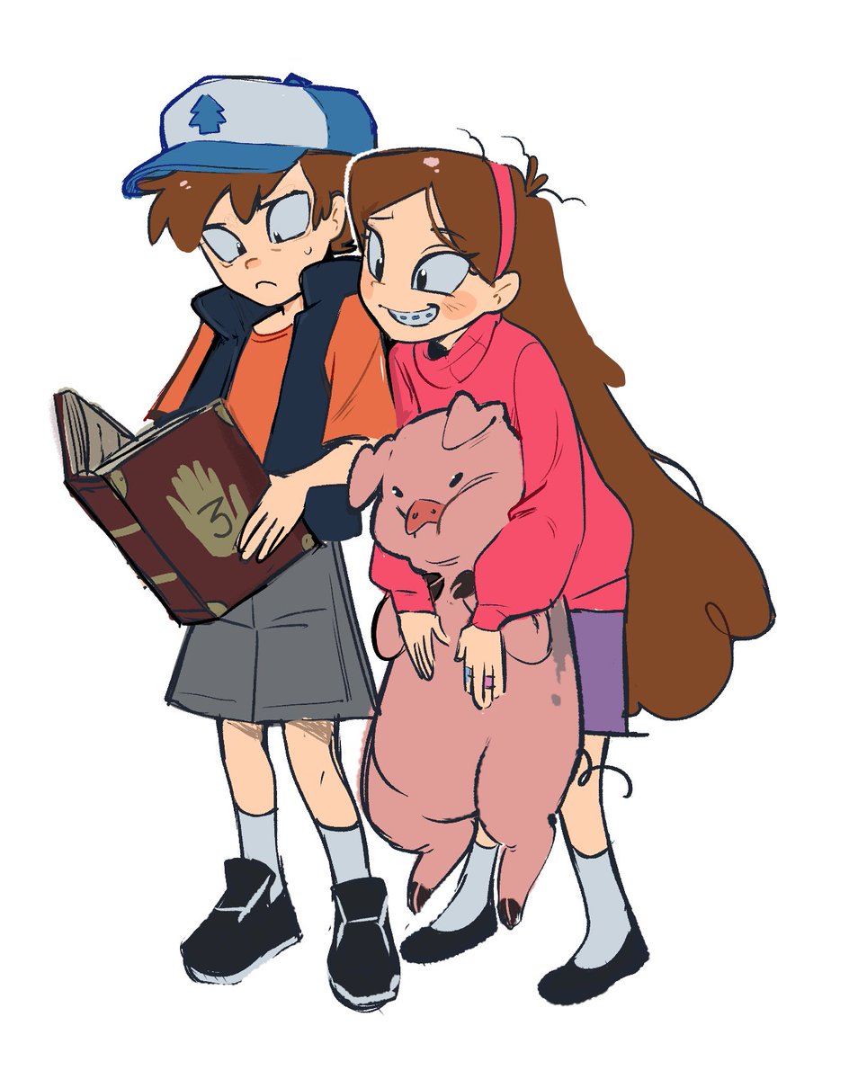 Drew them in my usual style #GravityFalls