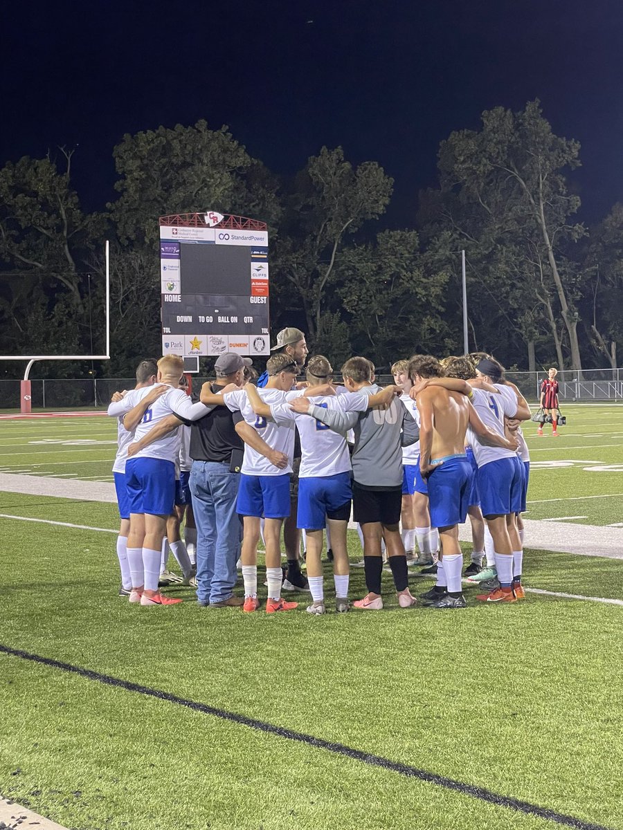 PhiloMensSoccer's tweet photo. The Electrics get it done against Coshocton with a score of 2-1. Both goals by Trace Wilson, and assists by Hayden Wolfe and Gage Wickham!
Congrats to the Lady Electrics as well for coming out victorious. 
Next game is Thursday against New Lexington, at home! ⚽️⚡️ https://t.co/UIQhHLaJc5