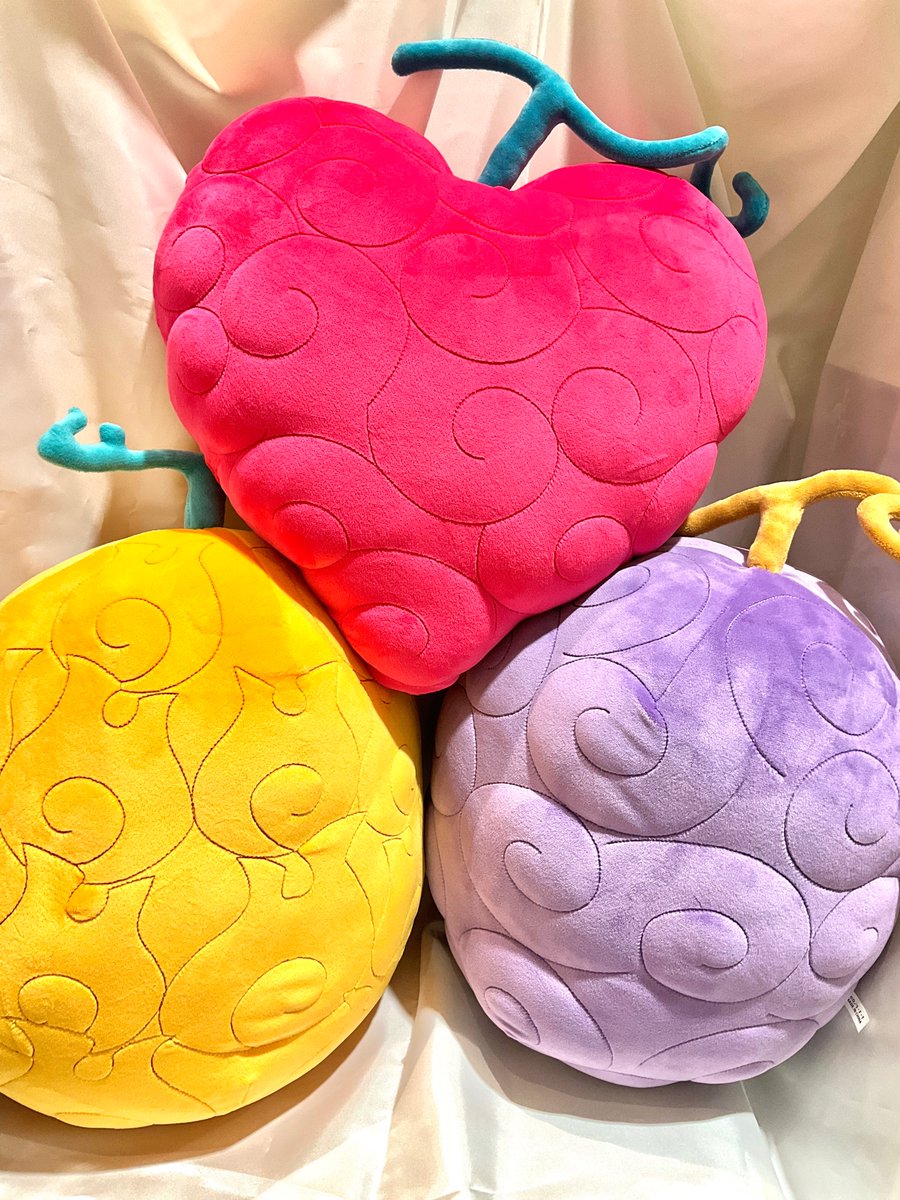 オススメ商品】麦わらストア限定 悪魔の実クッション ゴムゴムの実