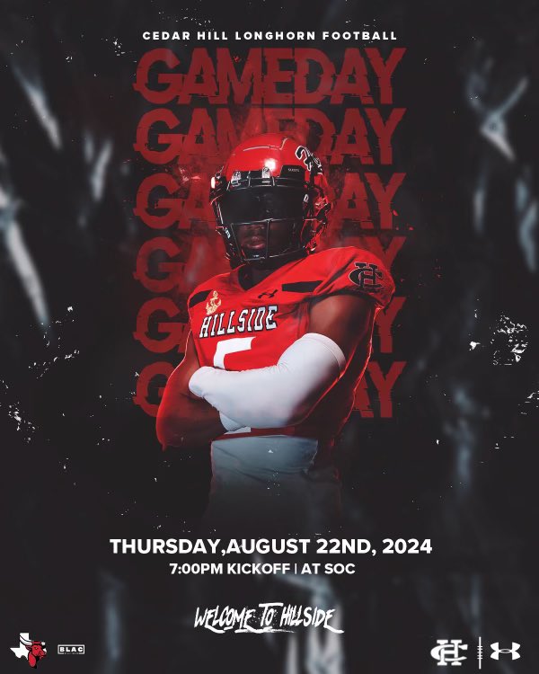 JV @ 9th Grade @ 5:30 - Varsity @ 7 
Tickets: gofan.co/event/1647947?…
<a href="/RecruitTheHill1/">Recruit The Hill</a> <a href="/TheHillTTHLFB/">Cedar Hill FBTTHL</a>