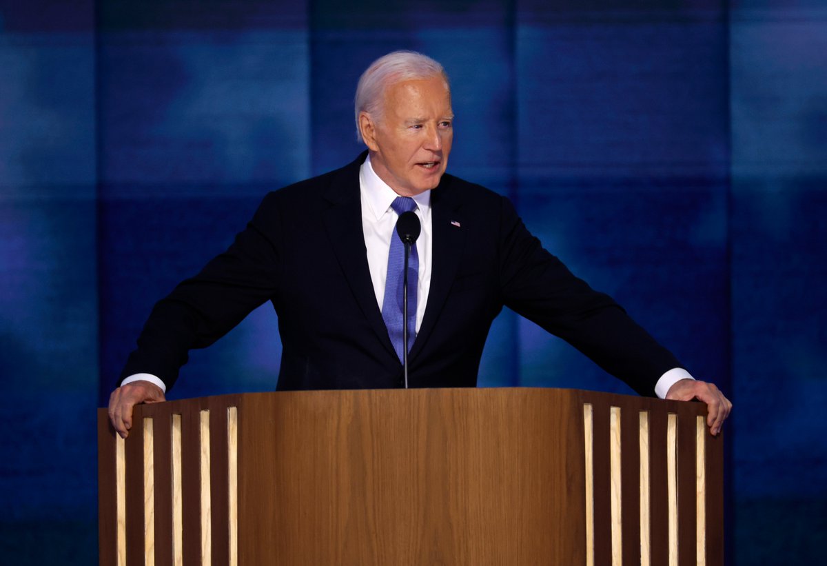 HuffPost's tweet photo. "You cannot say you only love your country when you win," says Joe Biden. #DNC https://t.co/y1r6bIfo4x