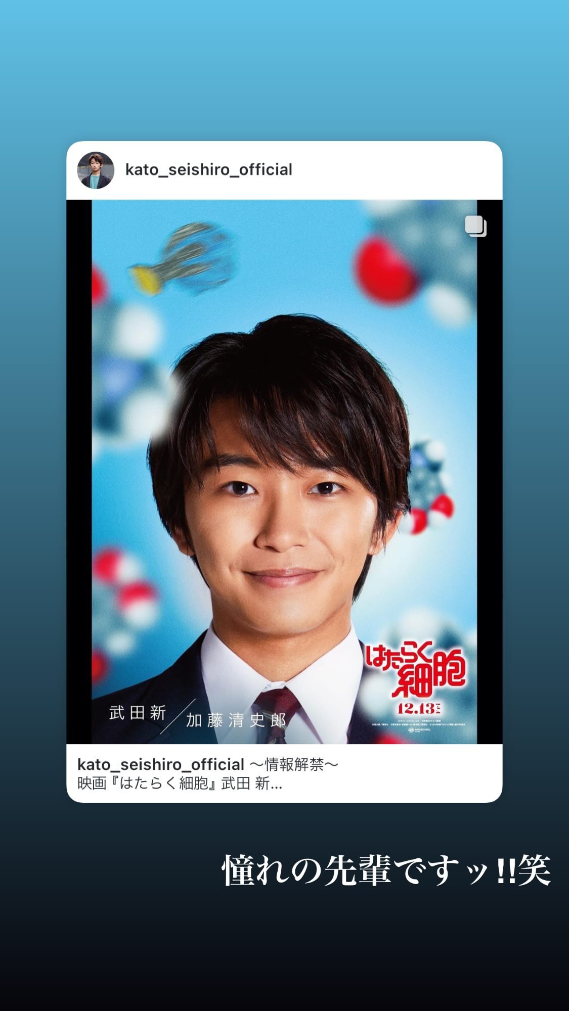 加藤清史郎＆芦田愛菜：「はたらく細胞」で先輩後輩役 水族館デートでびしょ濡れに 佐藤健「デートは濡れたほうがいいらしい」 -  MANTANWEB（まんたんウェブ）