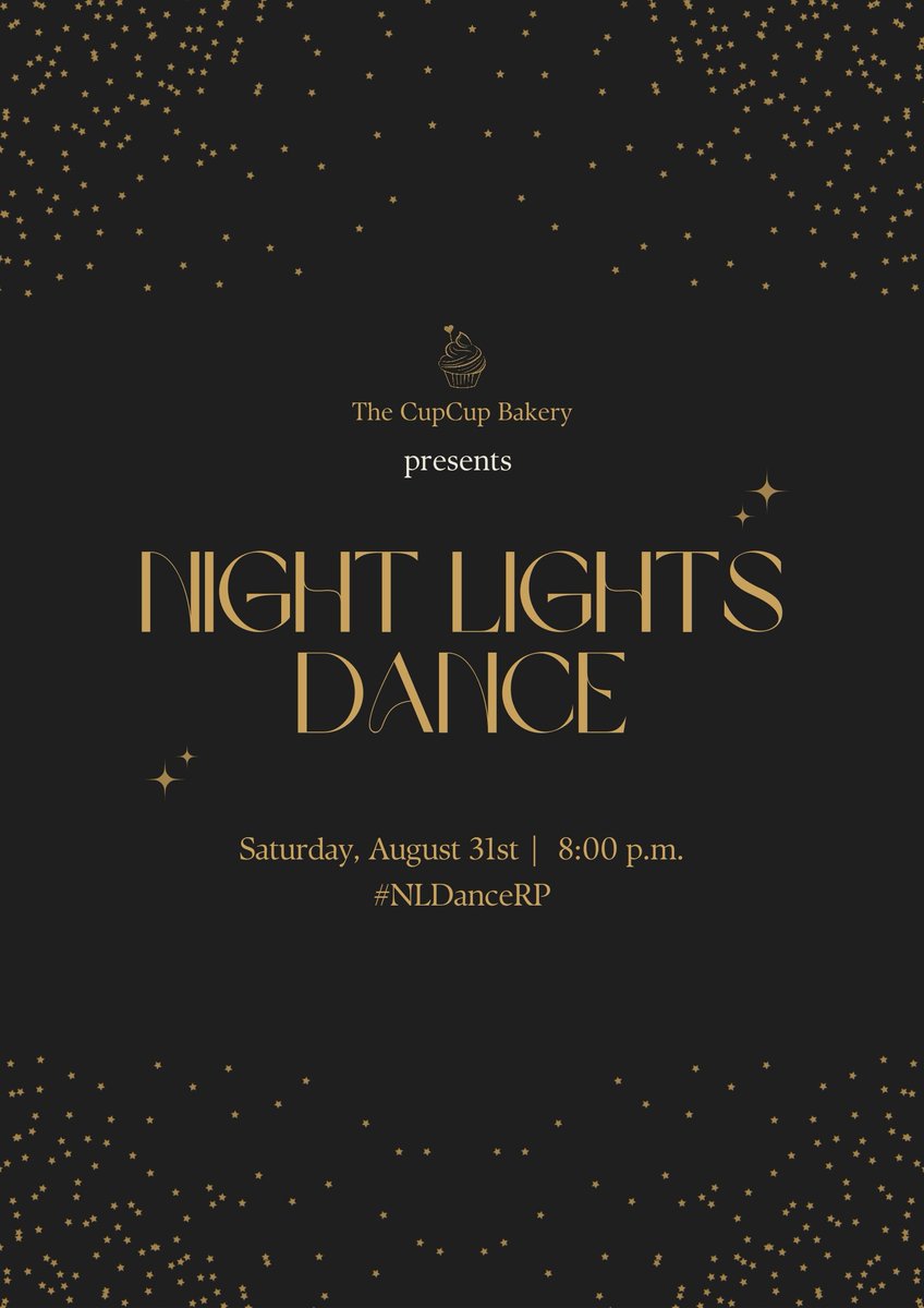 ㅤ
━━━━━━
┊  ┊ ┊
┊  ┊ ˙•
┊ ⊹ ⋆ 𝗧𝗵𝗲 𝗖𝘂𝗽𝗖𝘂𝗽 𝗕𝗮𝗸𝗲𝗿𝘆 𝗂𝗇𝗏𝗂𝗍𝖾𝗌        ₊  ✩ ⠀𝖸𝗈𝗎 𝖺𝗇𝖽 𝗅𝗈𝗈𝗄𝗌 𝖿𝗈𝗋𝗐𝖺𝗋𝖽 𝗍𝗈
⠀⠀✧ .  𝗍𝗁𝗂𝗌 𝗹𝘂𝗺𝗶𝗻𝗼𝘂𝘀 𝗻𝗶𝗴𝗵𝘁.  . ˚
ㅤㅤ
𝟑𝟏 」𝟎𝟖 」𝐒𝐚𝐭.
𝟏𝟗 𝐏𝐌. 
ㅤㅤㅤㅤㅤㅤ #𝑳𝑵𝑫𝒂𝒏𝒄𝒆𝑹𝑷