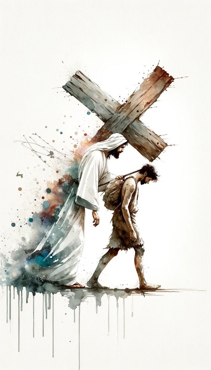 Señor, no te pido que me quites mi CRUZ, sólo, ayúdame a cargarla para seguir tus pasos.

🙏❤️