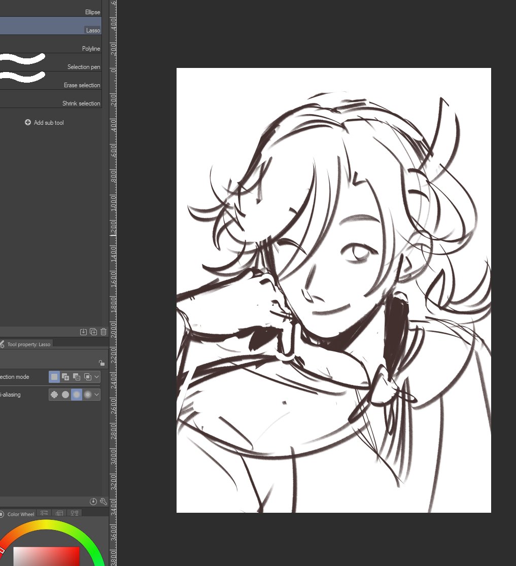 OK LAST SKETCHY FOR TODAY... everytime i draw kaveh boom he looks babygirl idk it just comes naturally.. 