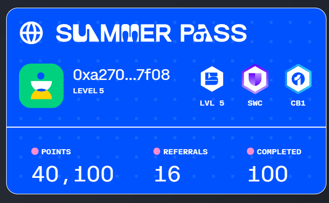 TheBCR142's tweet photo. Less than 2 weeks left!! How's your progress so far?? #coinbase #coinbasewallet #onchainsummer #coinbaseonchainsummer #coinbasecampaign #base #basenetwork #basecampaign #basetoken #baseairdrop #baseonchainsummer #crypto #blockchain #digitalassets

https://t.co/QKwdo7wFya https://t.co/zYy06VgKFG