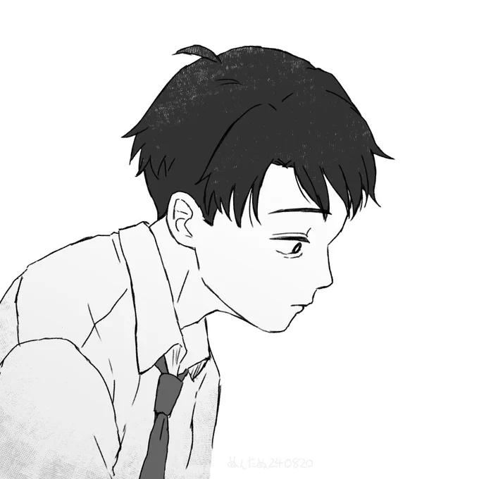 これは自分で描いたネームが汚すぎて父を描くべきコマに間違えて描いて消すことになった水。衝撃的なミスだ。 