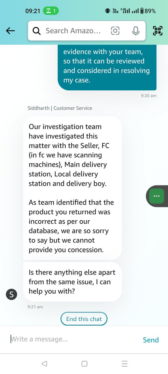 ShreyaM62287089's tweet image. #Amazonfruad @amazon @amazonIN Your delivery guy checked and picked up the laptop, clicking pictures. Now you claim the return was incorrect? I'm not buying it. The laptop was defective, and I want a refund. Fix this now!
