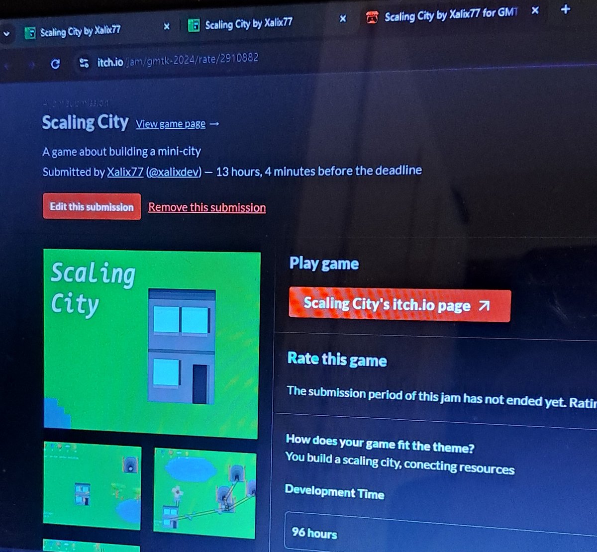 xalixdev's tweet image. lets GOOOOOOO!!!!

xalix77.itch.io/scaling-city


#gmtkjam #gmtkgamejam #gamedev