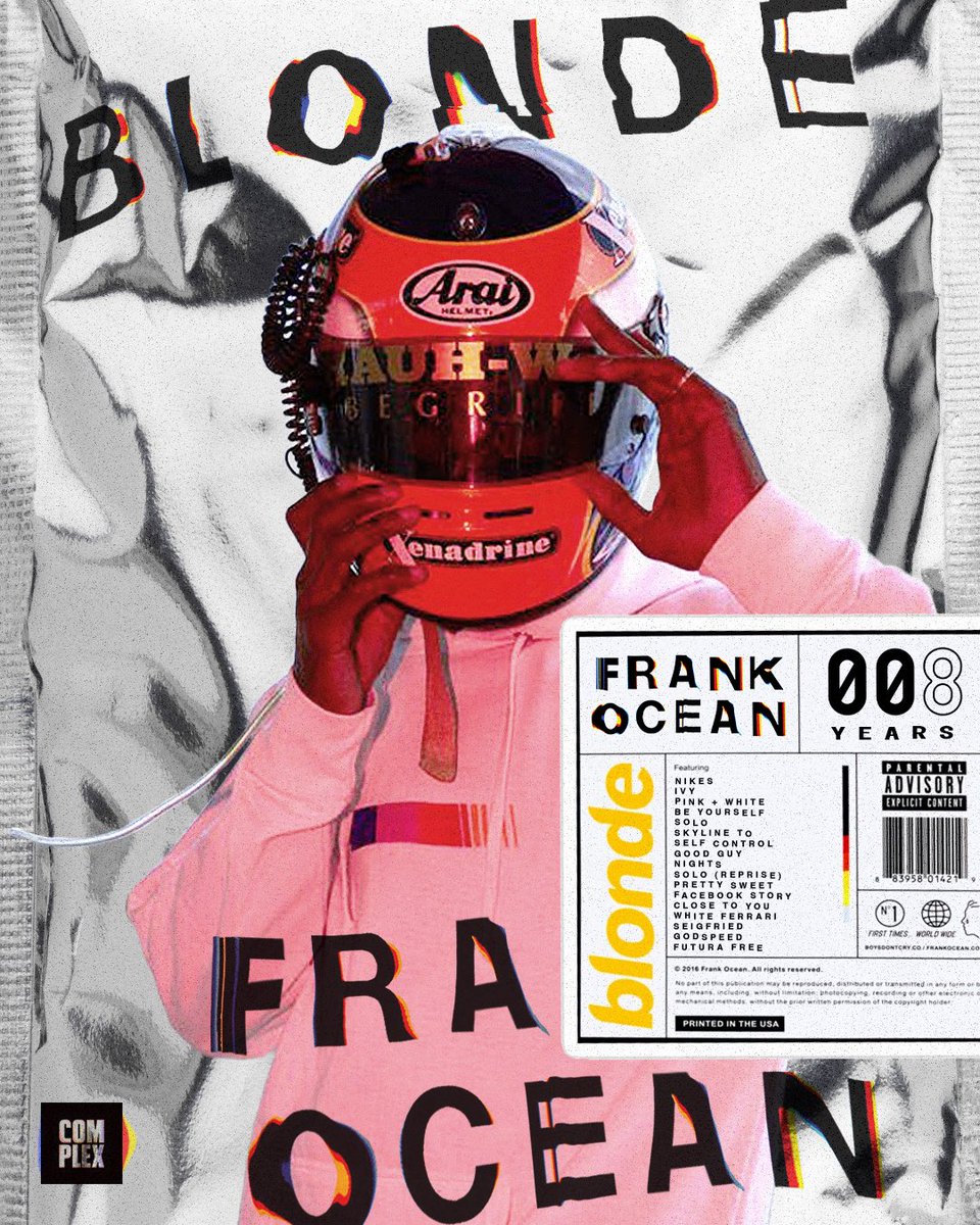 Today in 2016, Frank Ocean made the world drop everything and listen 💿

His timeless sophomore album ‘Blonde’ turns 8 today. What’s your favorite track?