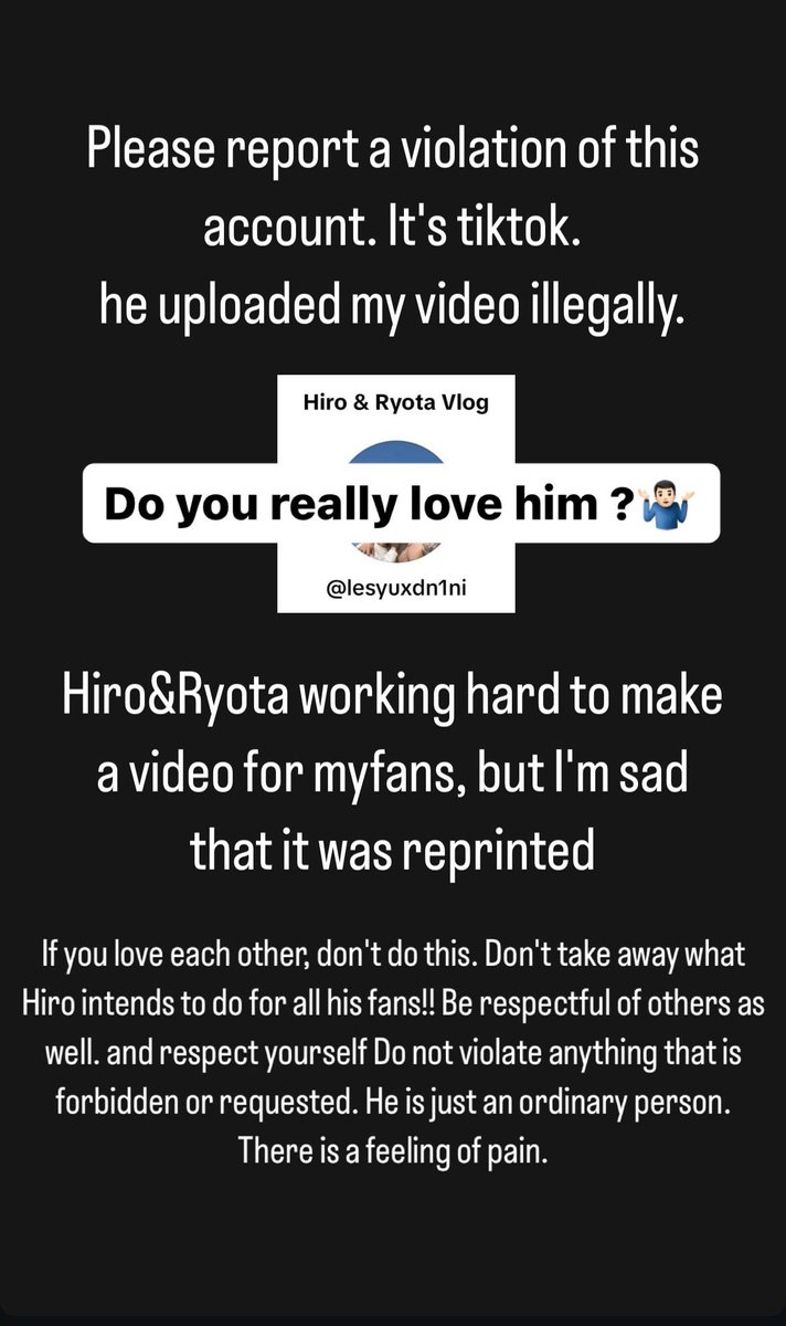 Please report‼️ #Hiroakiryota