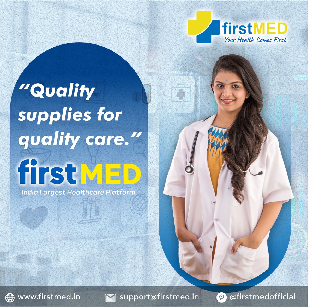 firstmedhome's tweet photo. "At FirstMed, your health comes first—because there’s nothing more important than feeling good."💪❤️#HealthFirst #Wellbeing #FirstMedCare #HealthyLiving"
Visit: https://t.co/DWGC9yuKo3
Helpline: +919899884818
Email: Kkunarsingh@gmail.com
Email: support@firstmed.in
#qualitycare https://t.co/d2WxgsdxTw