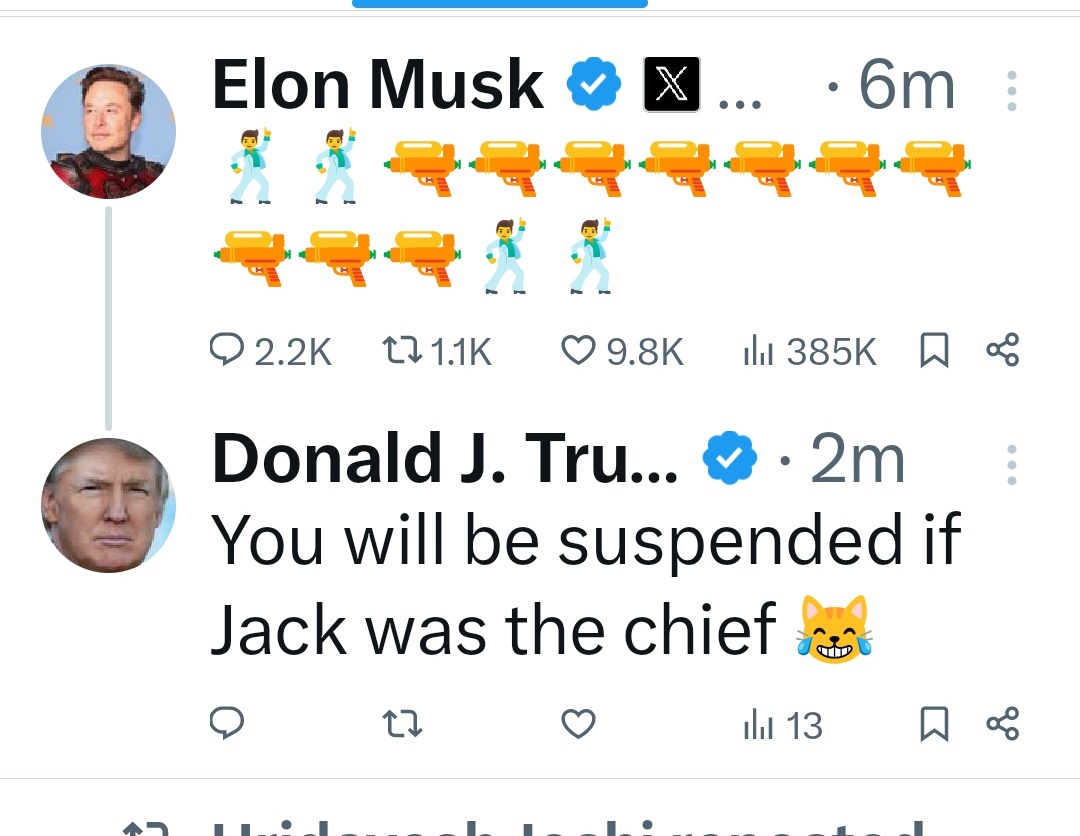 abhishekmiisra's tweet photo. इधर दोस्ती यारी जबरदस्त चल रही है.
हंसी मज़ाक चल रहा है.
😊
#ElonMusk 
#ElonXTrump https://t.co/Tow8W4zp5q