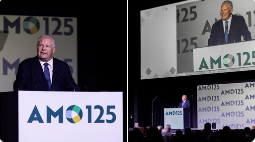 frodnotion's tweet photo. It was a pleasure to join leaders from across Ontario this morning at the 125th @AMOPolicy conference. I try to crank out a bullshit #DollarStoreGovt #DailyPhotoOps every day. I love nothing more than playing bigshot while handing out contracts to pals & donors behind the scenes. https://t.co/o4lxMYsgED