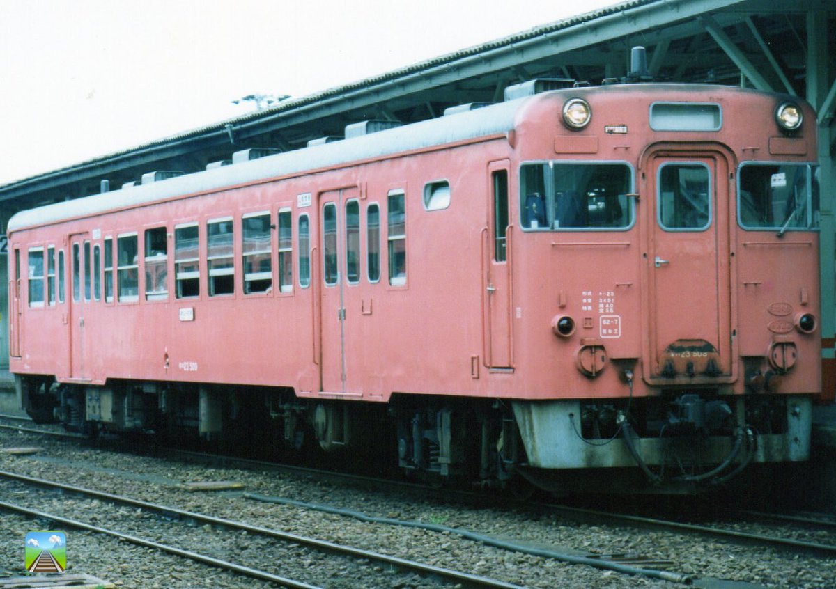 キハ23 509 JR西日本 岡山気動車区所属 1989年7月31日 津山駅 キハ23