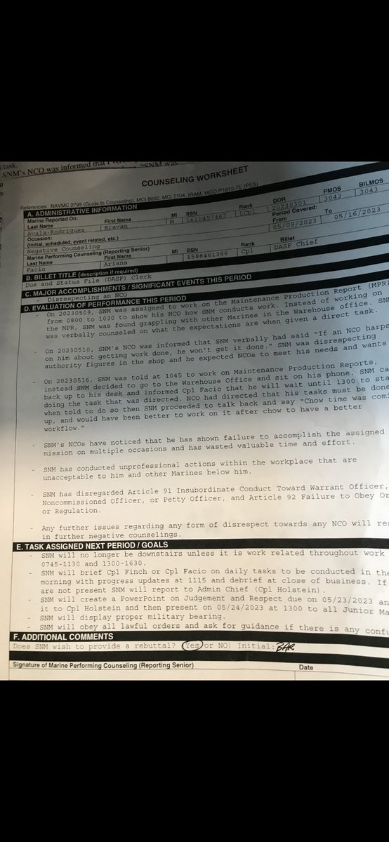 bwam99's tweet photo. Good evening everyone, it’s about what is happening at the US MARINE CORPS. Please take time to read that, and share it to the world ( Congressman, News Anchor, and everyone else). Thank you.
I work at MARINE AIRCRAFT GROUP 26. (MCAS NEW RIVER) https://t.co/ImYycSTz4w