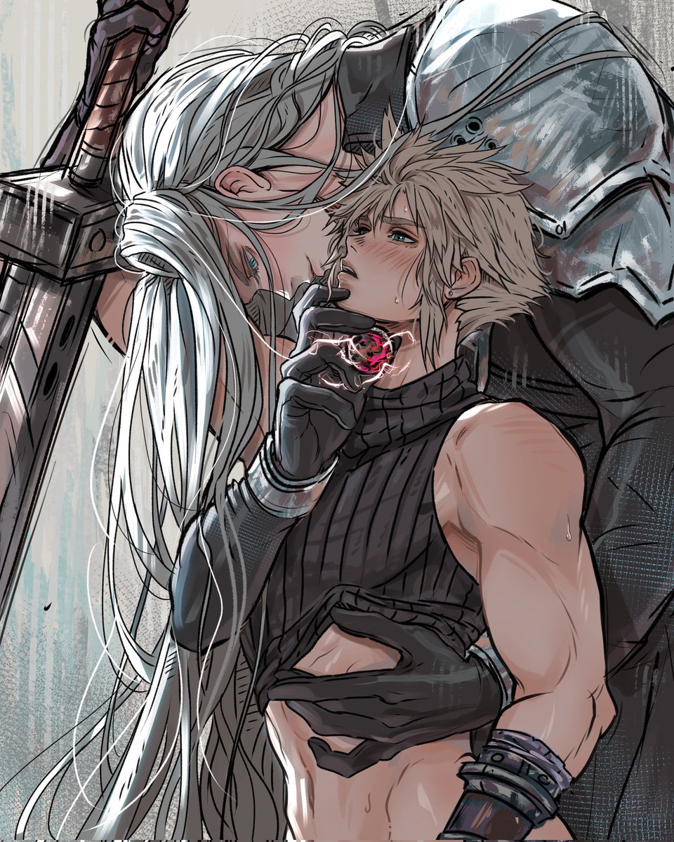 Good, Cloud. Very Good ⚫✨
.
(Alternative version on my Patreon 👀)

#FinalFantasyVIIRebirth #digitalart #sephikura