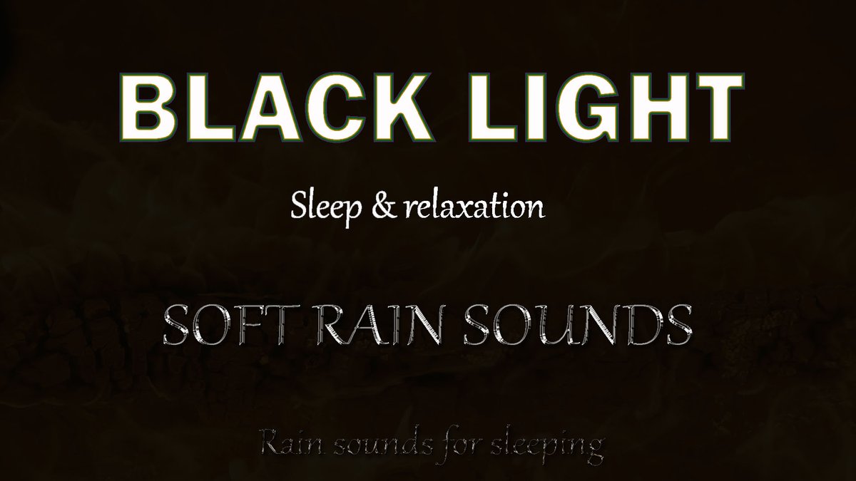 Rainsounds92's tweet photo. Soothing Rain Sounds for Quick Sleep with a Dark Screen | Soft Rain Sounds for Relaxing
https://t.co/pVETSxhFNK
#Soothingrainsounds #Quicksleepaid #Relaxingrain

#Darkscreenrain #Sleepsounds #Softrain
#Rainforrelaxation #Calmsleep #Peacefulrainsounds
#blackscreen https://t.co/TdfakYPazw