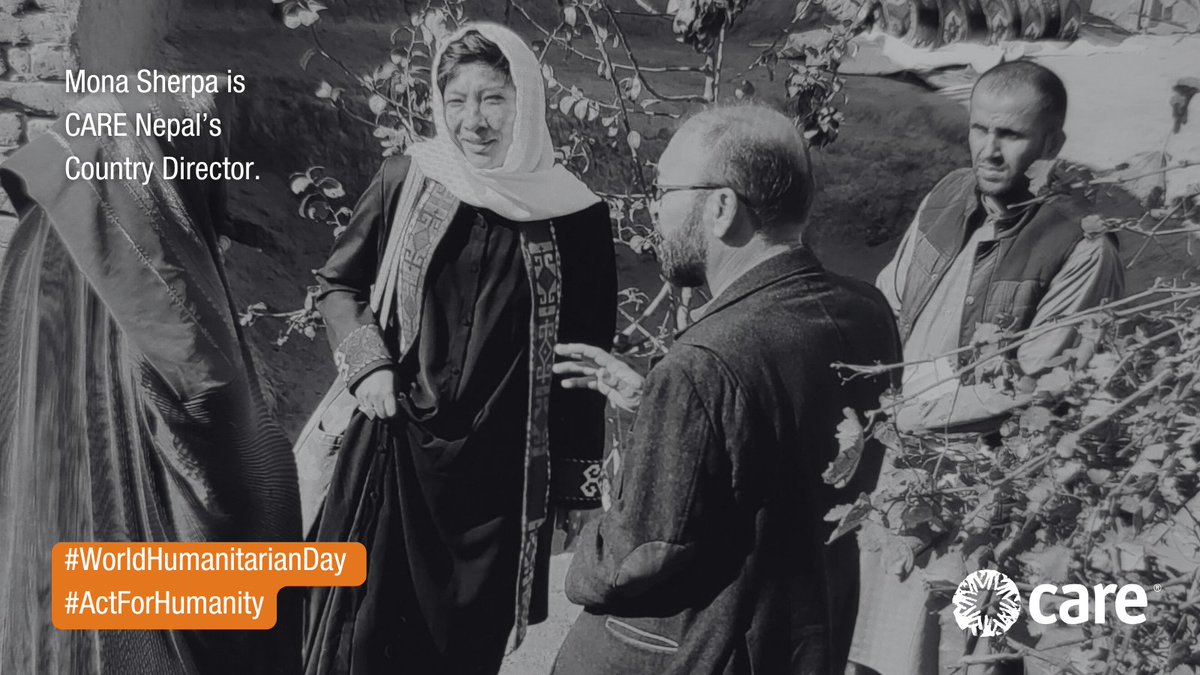 Mental health support: "If we don't take care of our #MentalHealth, we can put not just ourselves, but also our communities at risk." - Mona Sherpa, CARE Nepal’s Country Director