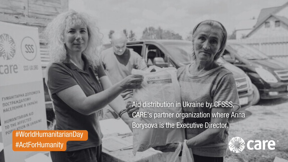 More support from the international community: “We do what we can to help women &amp; girls in crises but to be more effective, we need more support from INGOs &amp; all members of the international community.” - Anna Borysova, Deputy Director, <a href="/SSS_Ukraine/">SSS Ukraine</a>, CARE’s partner in Ukraine.